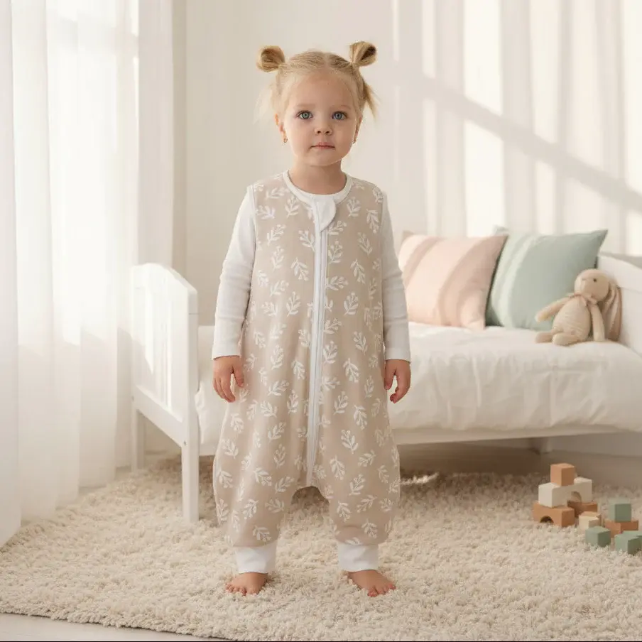 Вреќа за спиење без ракави со дезени