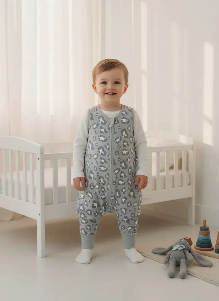 Вреќа за спиење без ракави со дезени