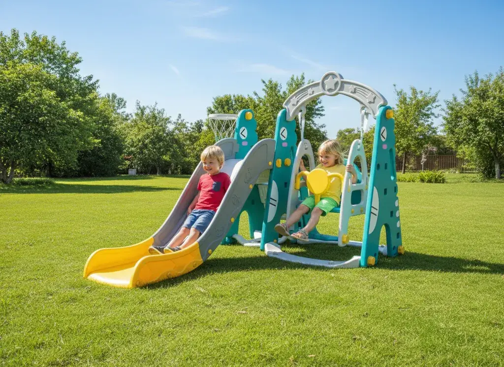 Детски сет со лизгалка и лулашка 2 во 1 Дино