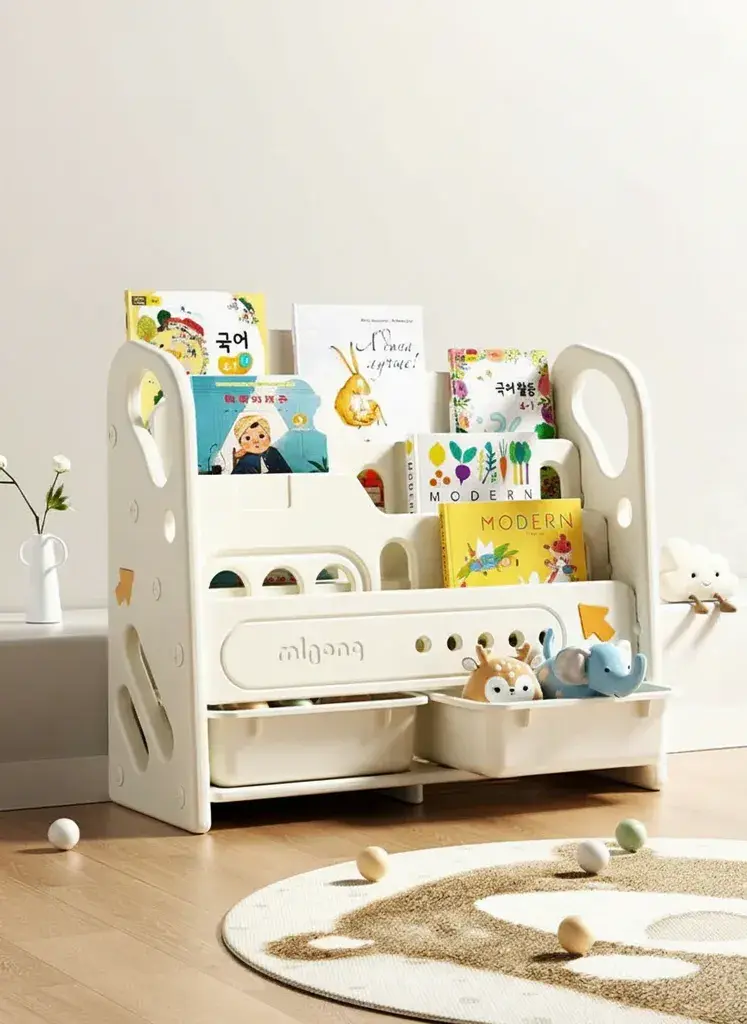 Мултифункционална детска полица - за книги и складирање