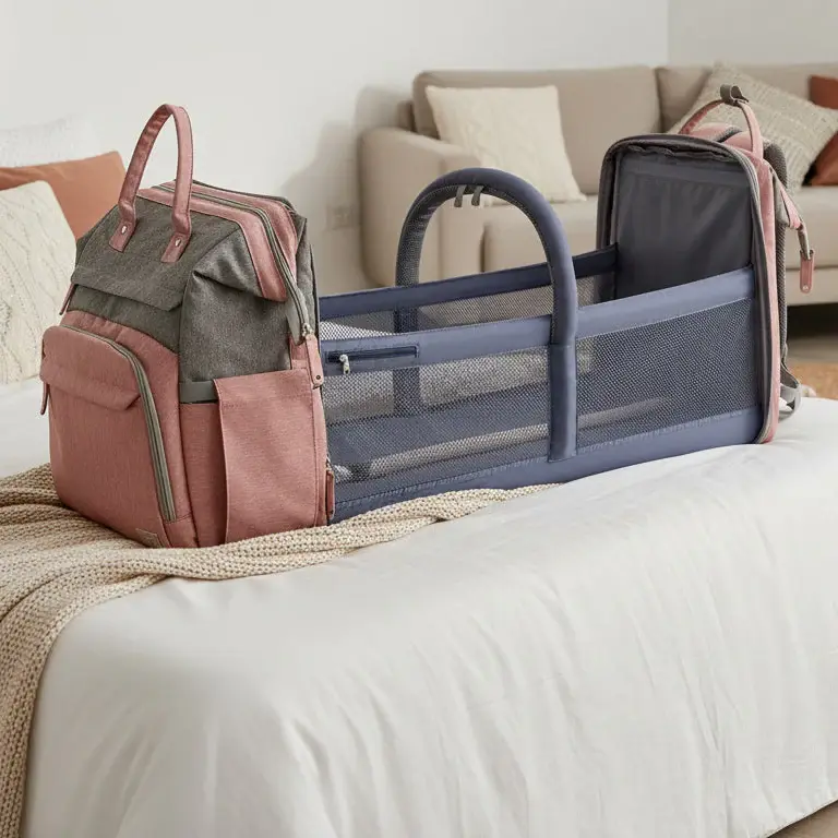 Мултифункционален ранeц со вградено креветче и термо прегради