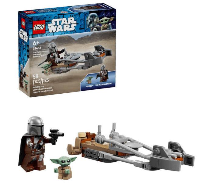 LEGO® STAR WARS™ 75436 Мандалоријанецот и Грог на тркачот™