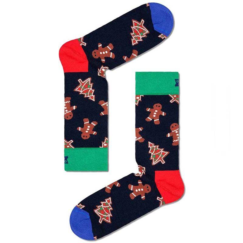 Happy Socks Машки Чорапи 1-Pack Gingerbread Cookies Socks Gift Box