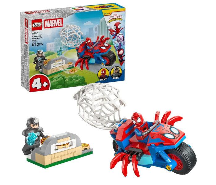 LEGO® SPIDEY 11206 Спајдермен на мотоцикл против Рино