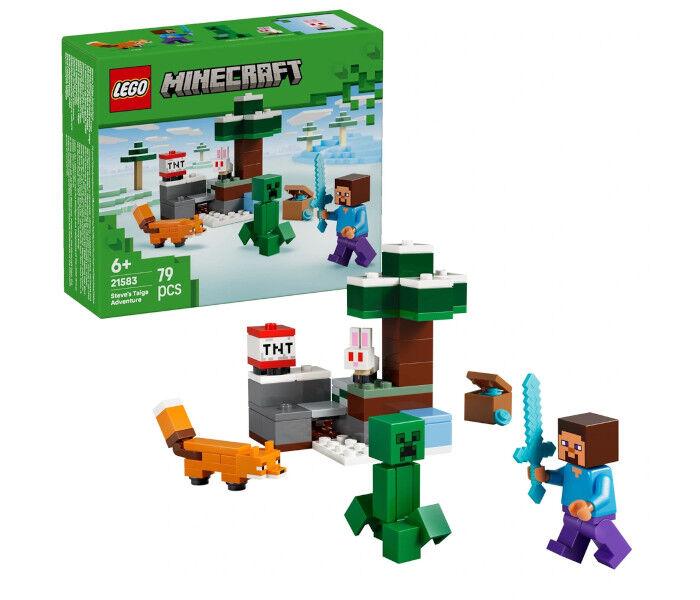 LEGO® MINECRAFT® 21583 Авантурата на Стив во тајгата