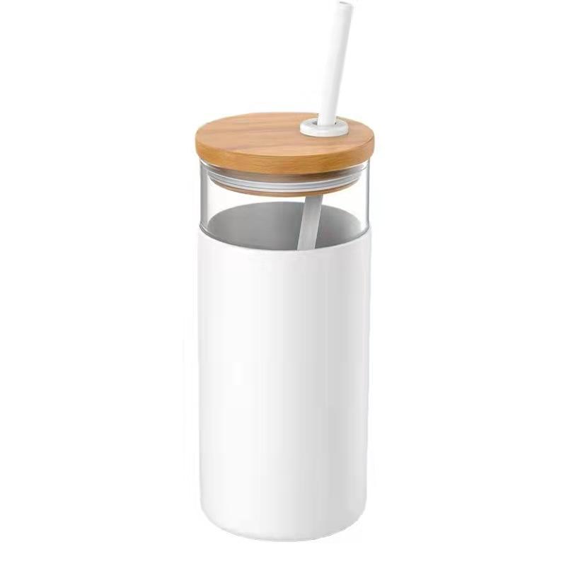 Miniso Чаша со цевка 400мл - бела