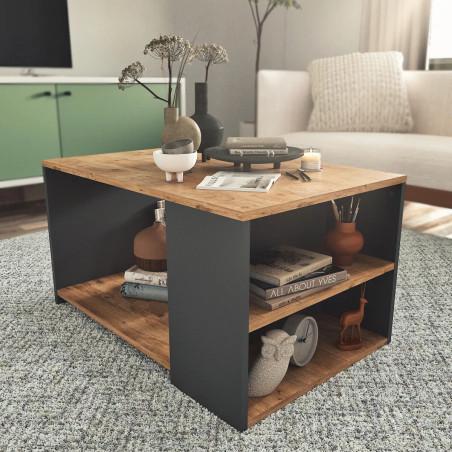 Клуб маса Nova антрацит/атлантик