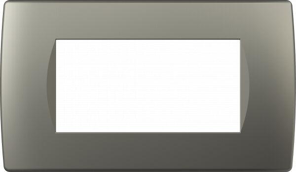 Tem Cates Рамка 4M сребро мат SOFT OS40ES