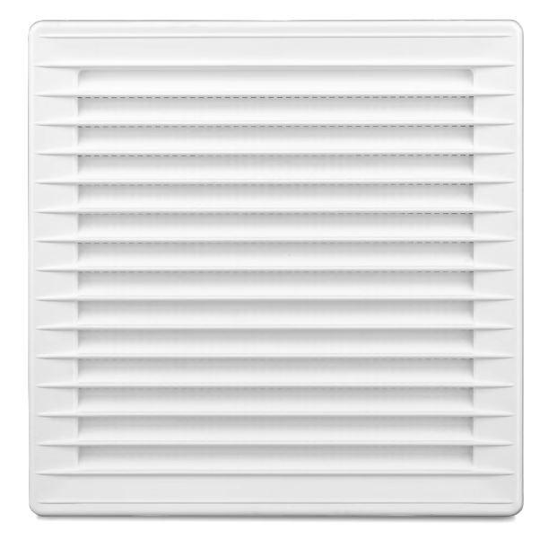 Airroxy Бела пластична вентилациска решетка 170×170mm Ф100mm 02-246 – AirRoxy
