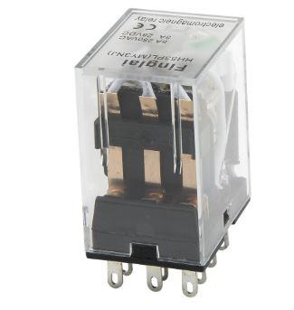 Alfa Electric Индустриско реле 3x5A 12V DC, 11 пина, правоаголно MY3NJ 55.03