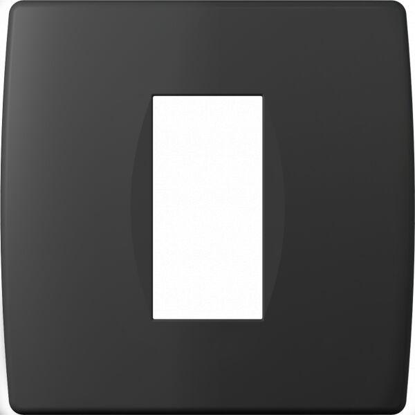 Tem Cates Рамка 1М црна мат SOFT OS10SB