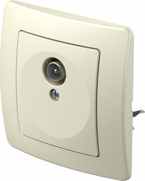 Tem Cates ТВ приклучница беж економик TEM KE10IN