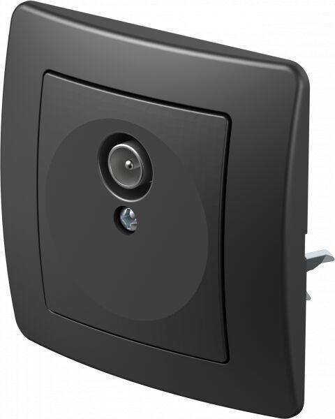 Tem Cates ТВ приклучница црна економик TEM KE10NB