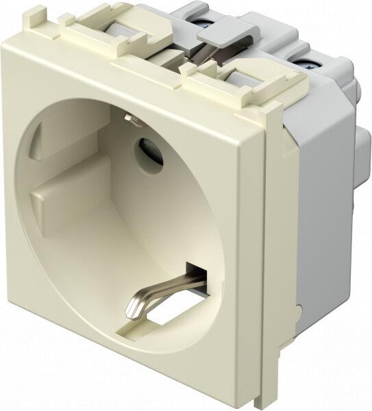 Tem Cates Приклучница II шуко беж модул VM10IN