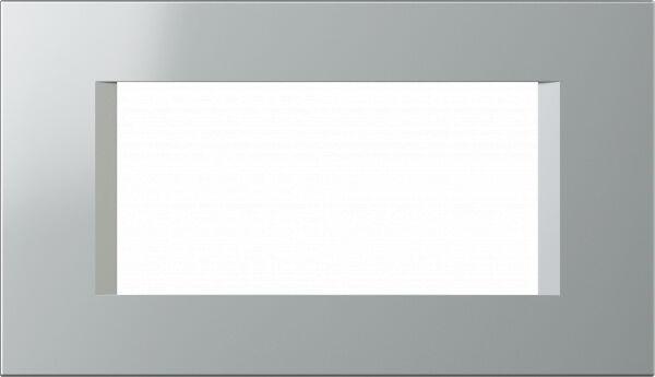 Tem Cates Рамка 4M сребро мат LINE OL40ES