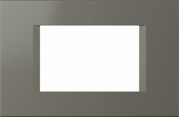 Alfa Electric Рамка 3М титаниум LINE OL30TI 4326514 ТЕМ