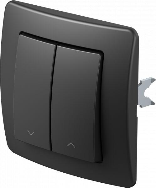 Tem Cates Тастер за ролетна црн 4315812 SE53НБНТ09 економик ТЕМ со рамка