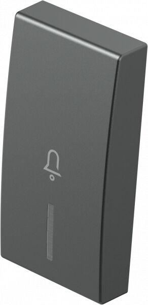 Tem Cates Типка ѕвоно со SS антрацит 1М TEM TM11ATIN01