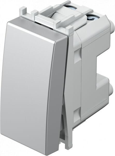 Tem Cates Прекинувач наизменичен 1М сребро мат модул TEM SM60ES