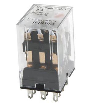 Alfa Electric Индустриско реле 3x5A 220V AC, 11 пина, правоаголно MY3NJ 55.03