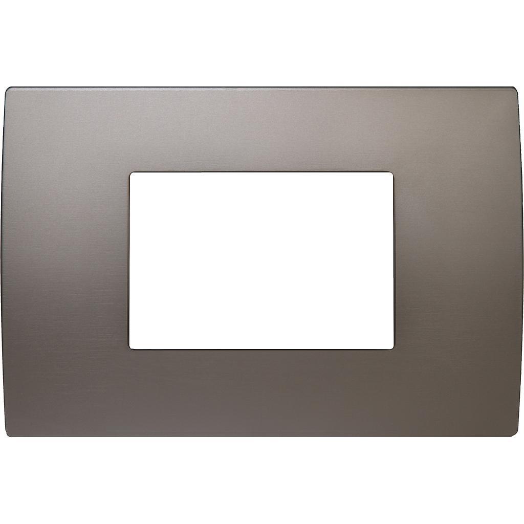 Tem Cates Рамка 3М PURE метал никел OP30MN-U ТЕМ