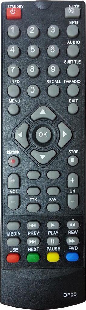 Alfa Electric Далечинско за дигитален ресивер сиво