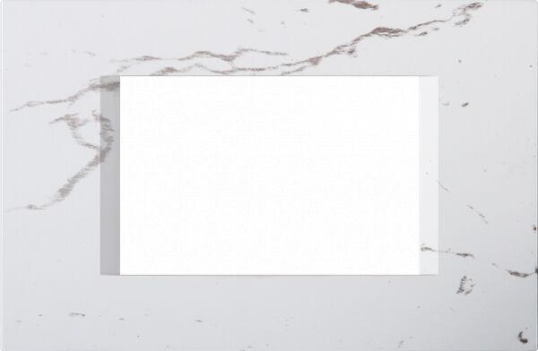 Alfa Electric Рамка 3М камен бел OL30SN 4326450 ТЕМ