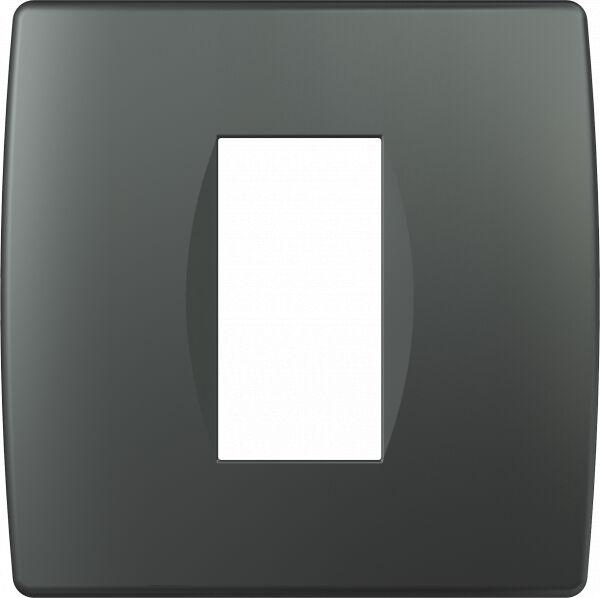 Tem Cates Рамка 1М антрацит SOFT OS10AT