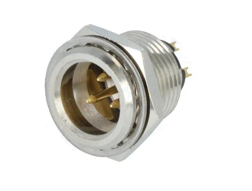 Alfa Electric 3-пински машки конектор за на шасија 5A AG3MCC