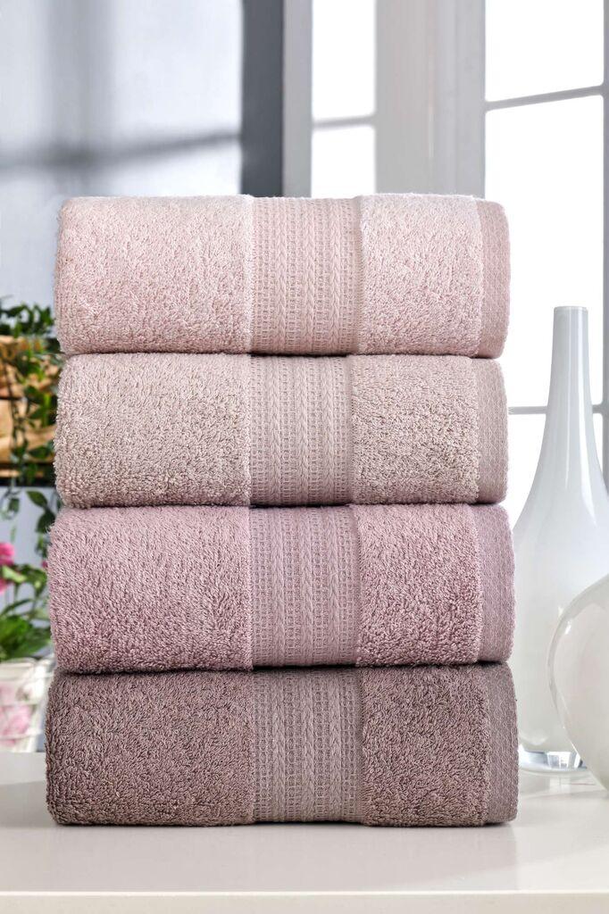 Комплет за рачни пешкири L'essentiel Maison Rainbow, 4 парчиња, повеќебоен