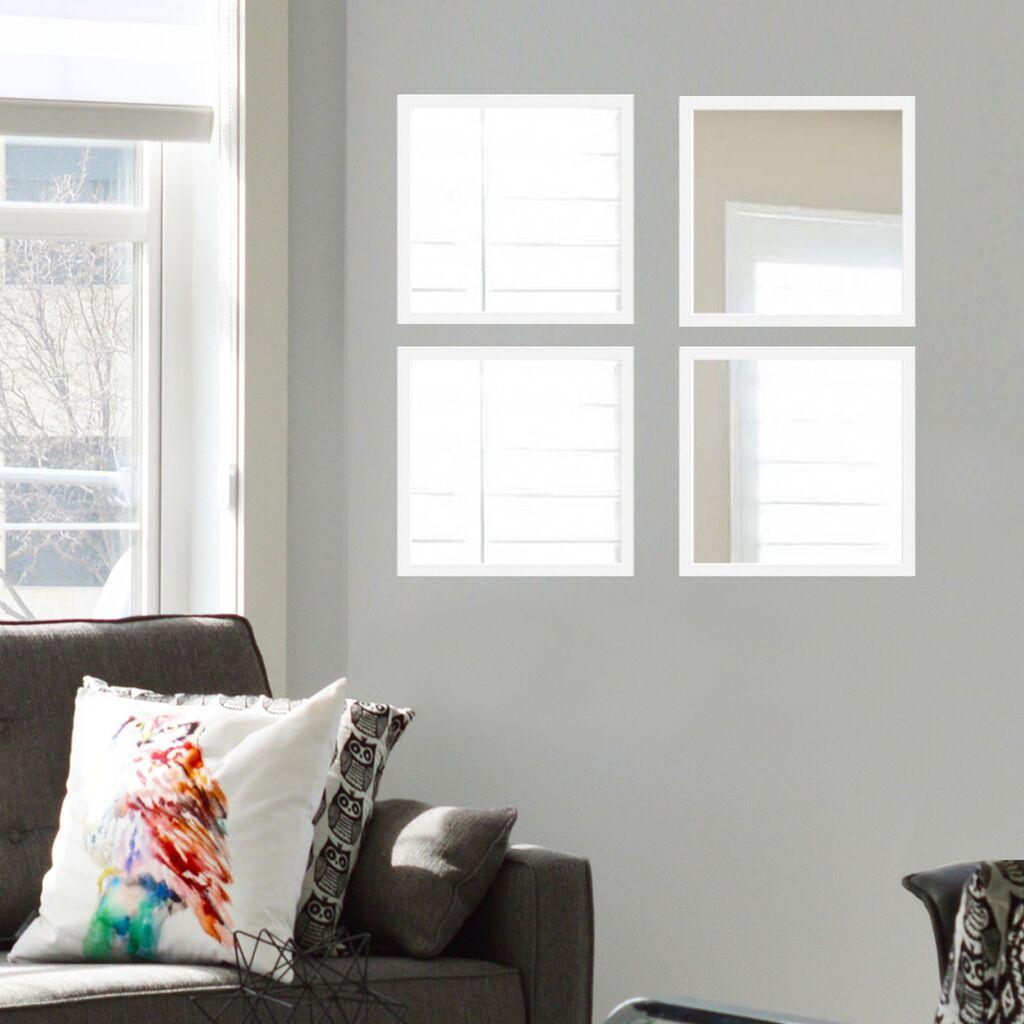 Комплет огледала Wallity SETAYNA_070, бела