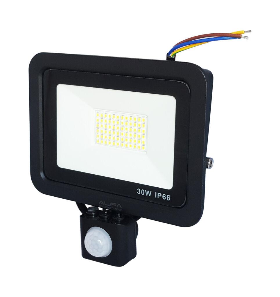 Alfa Electric Рефлектор со сензор 30W 6000K Elektrik