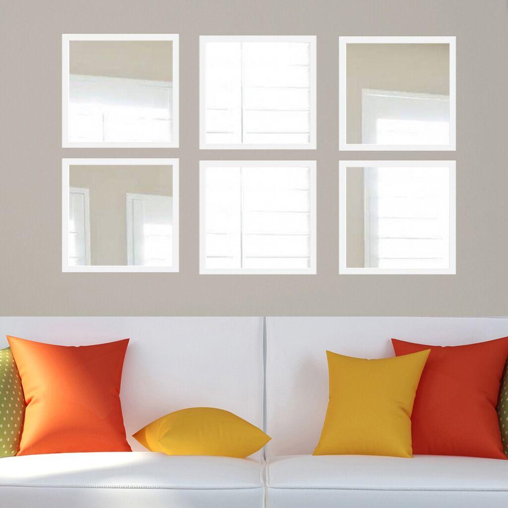 Комплет огледала Wallity SETAYNA_069, бела