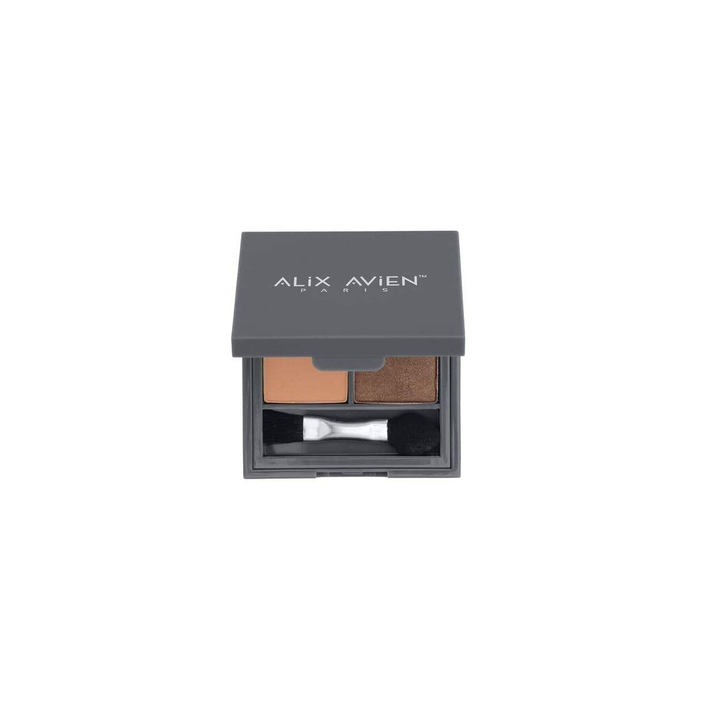 Alix Avien Paris Дуо сенка за очи - Duo Eyeshadow – 205-1 Warm Nude – 205-2 Pearly Peanut