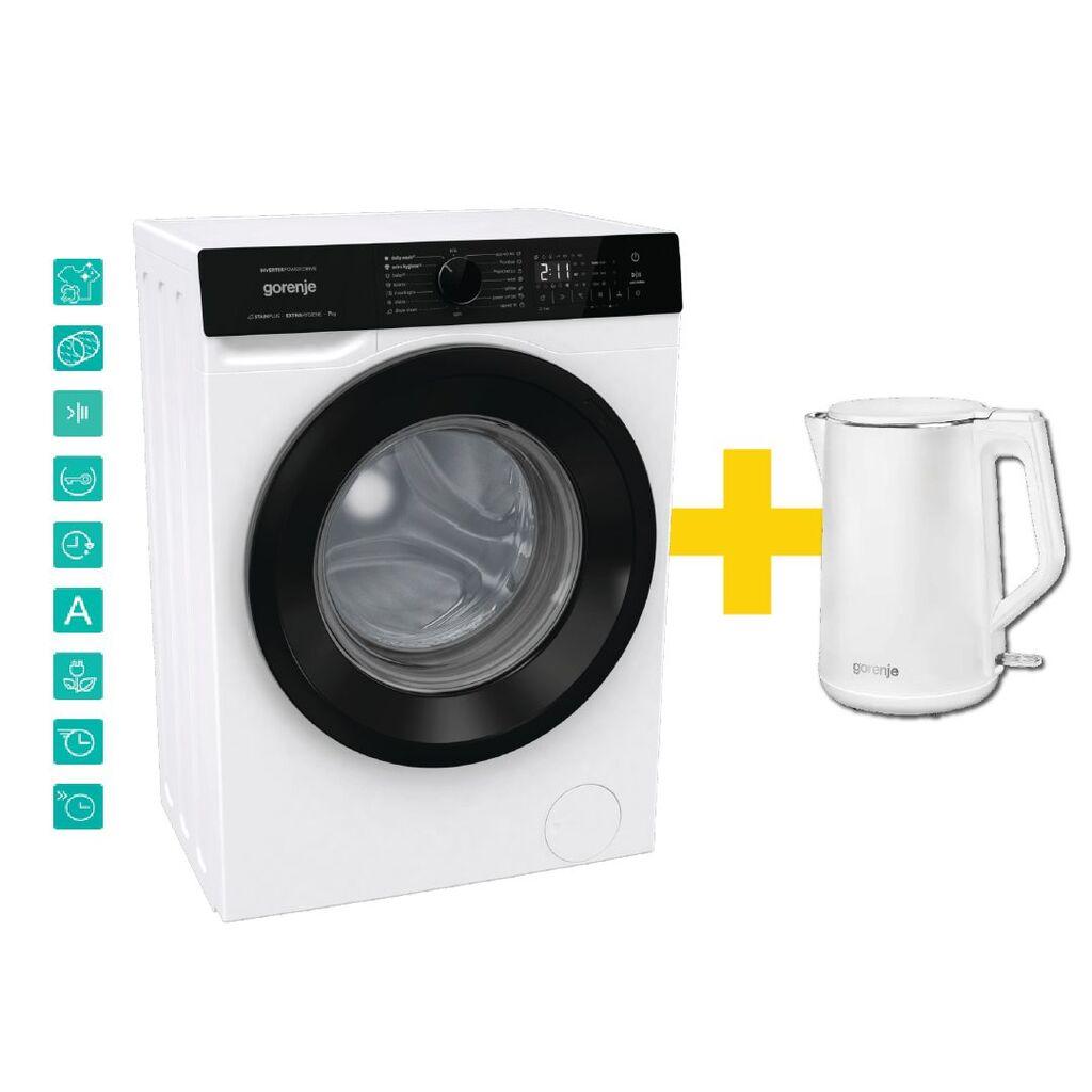 Gorenje Машина за Перење WNHA74SASEU со Бокал K15DWW