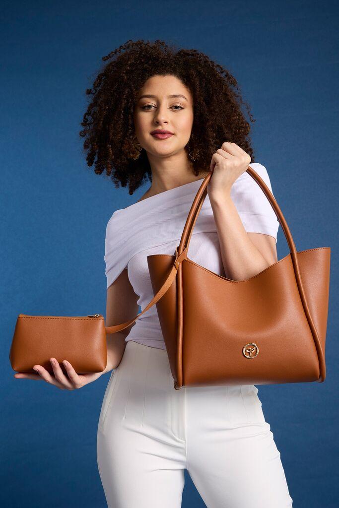 Женска чанта MyValice Атина, кафеава