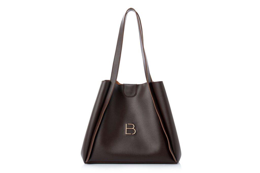 Женска чанта Lucky Bees Loretta, кафеава