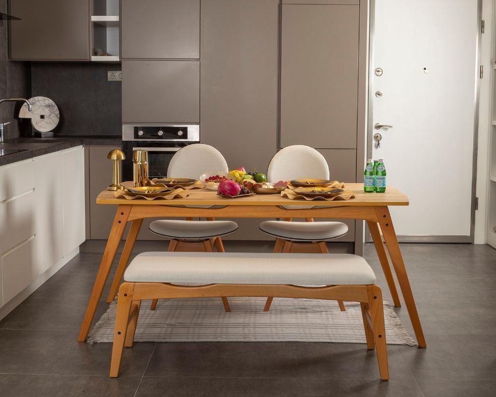 Трпезариски сет Hanah Home Touch (2S-1B) v2, даб-беж