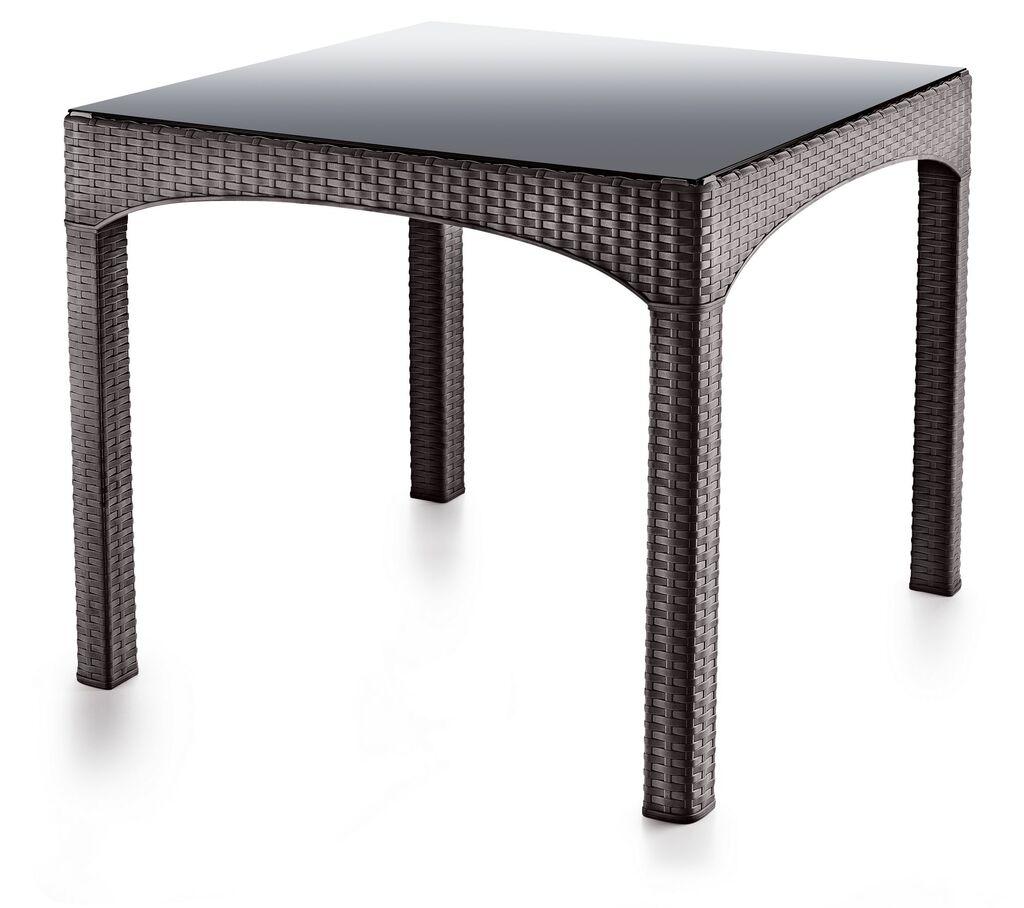 Градинарска маса Hanah Home, 90x76x90 см, кафеава