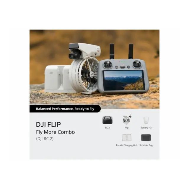 DJI Дрон Flip Fly More Combo, RC2