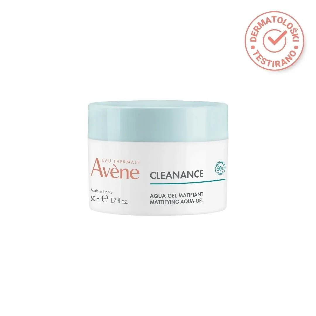 AVENE матирачки аква-гел за чистење, 50 мл
