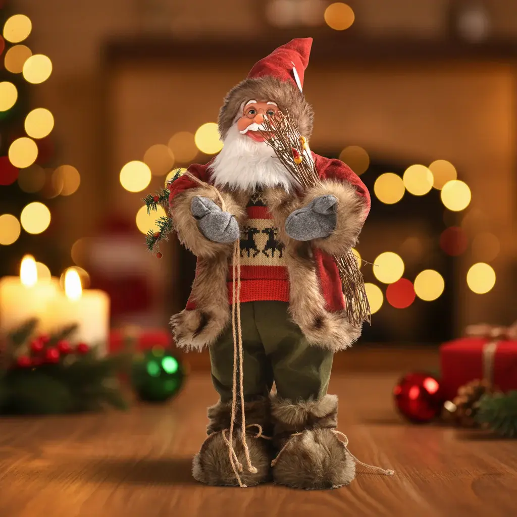 Новогодишен украс Дедо Мраз 45цм