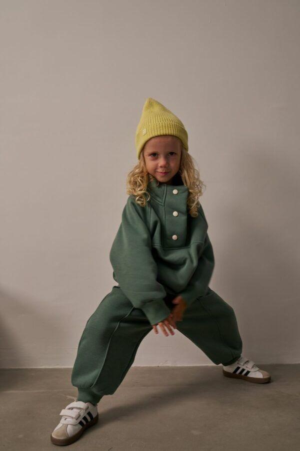 ELO Комплет тренерки со копчиња Green 2-3г