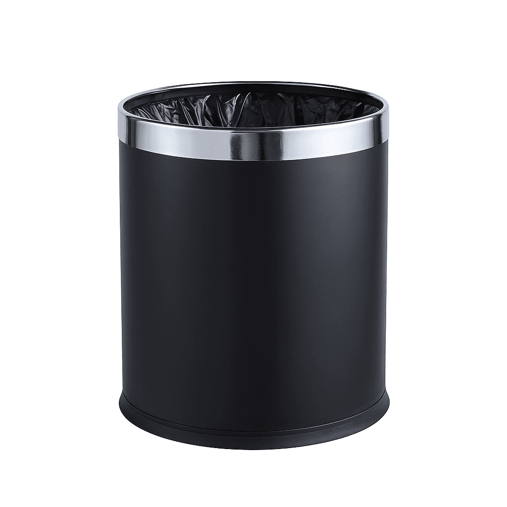 Корпа за отпадоци 10Л со кожа RB-01