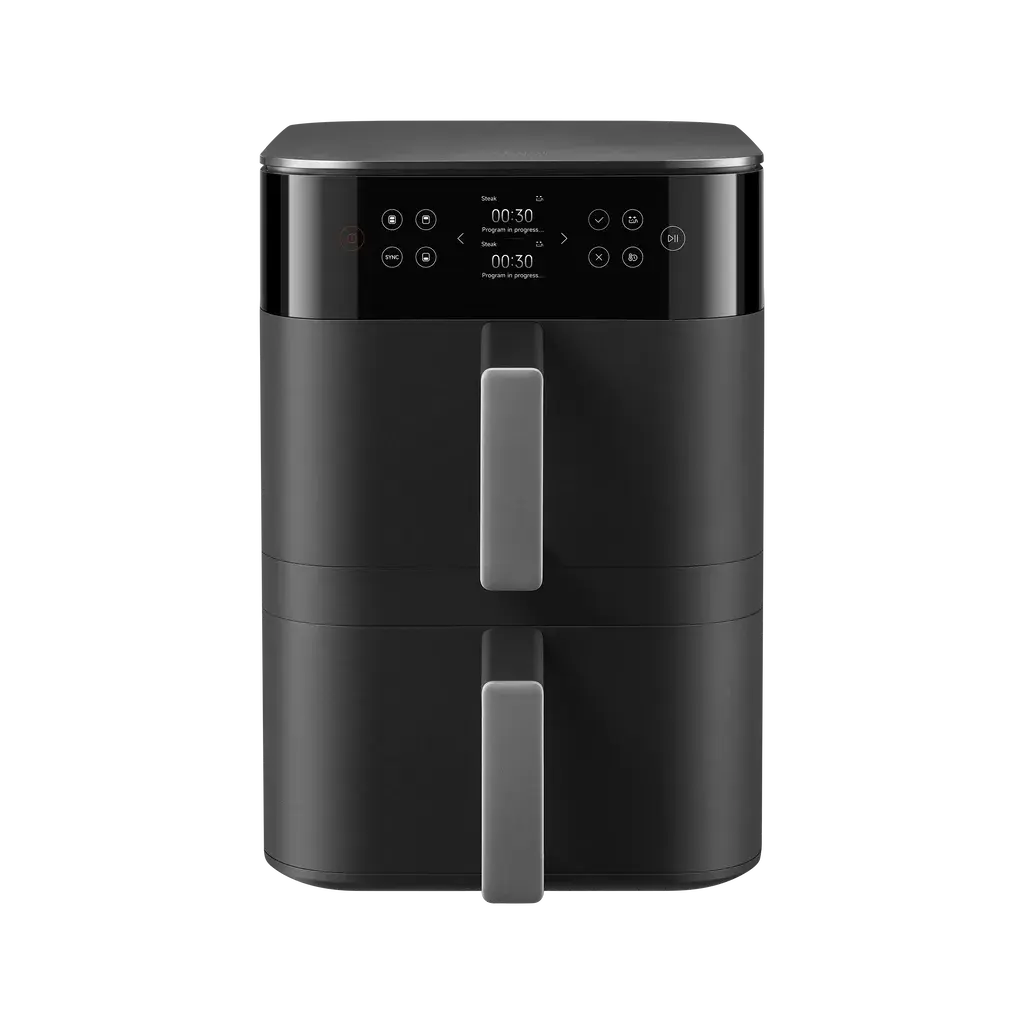 Xiaomi фритеза на воздух Smart Double Stack MAF-DS1201, 12 l, 2800 W, црна
