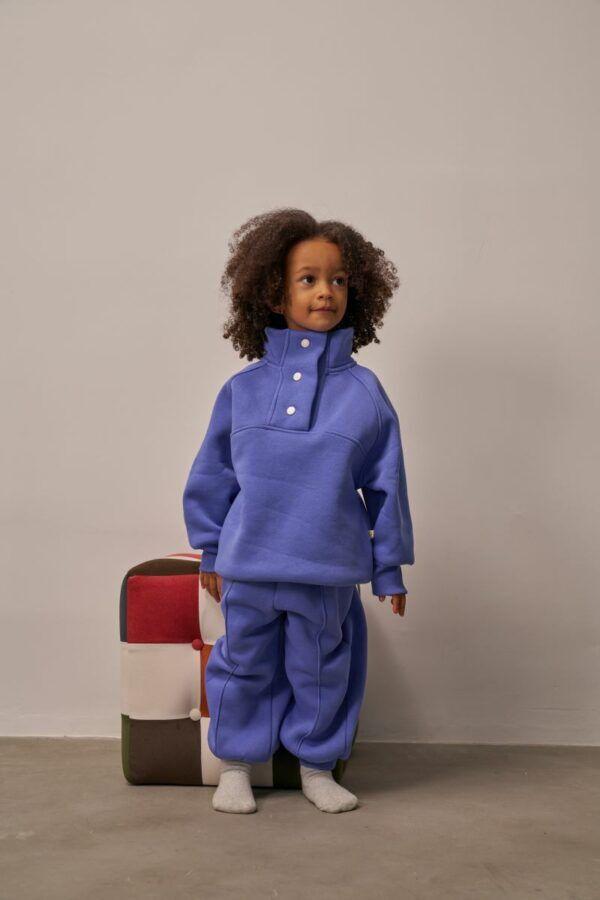 ELO Комплет тренерки со копчиња Blue 1-2г