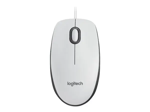 Глушец LOGITECH M100, 1000dpi, бел
