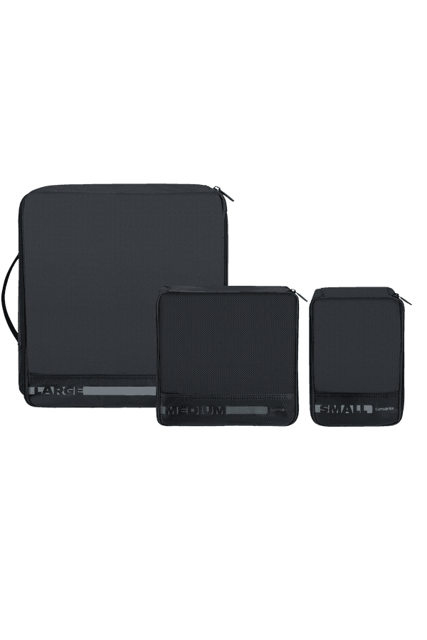 SAMSONITE Торби, PACK-SIZED Set of 3 packing cubes, 146885/1041, Црна