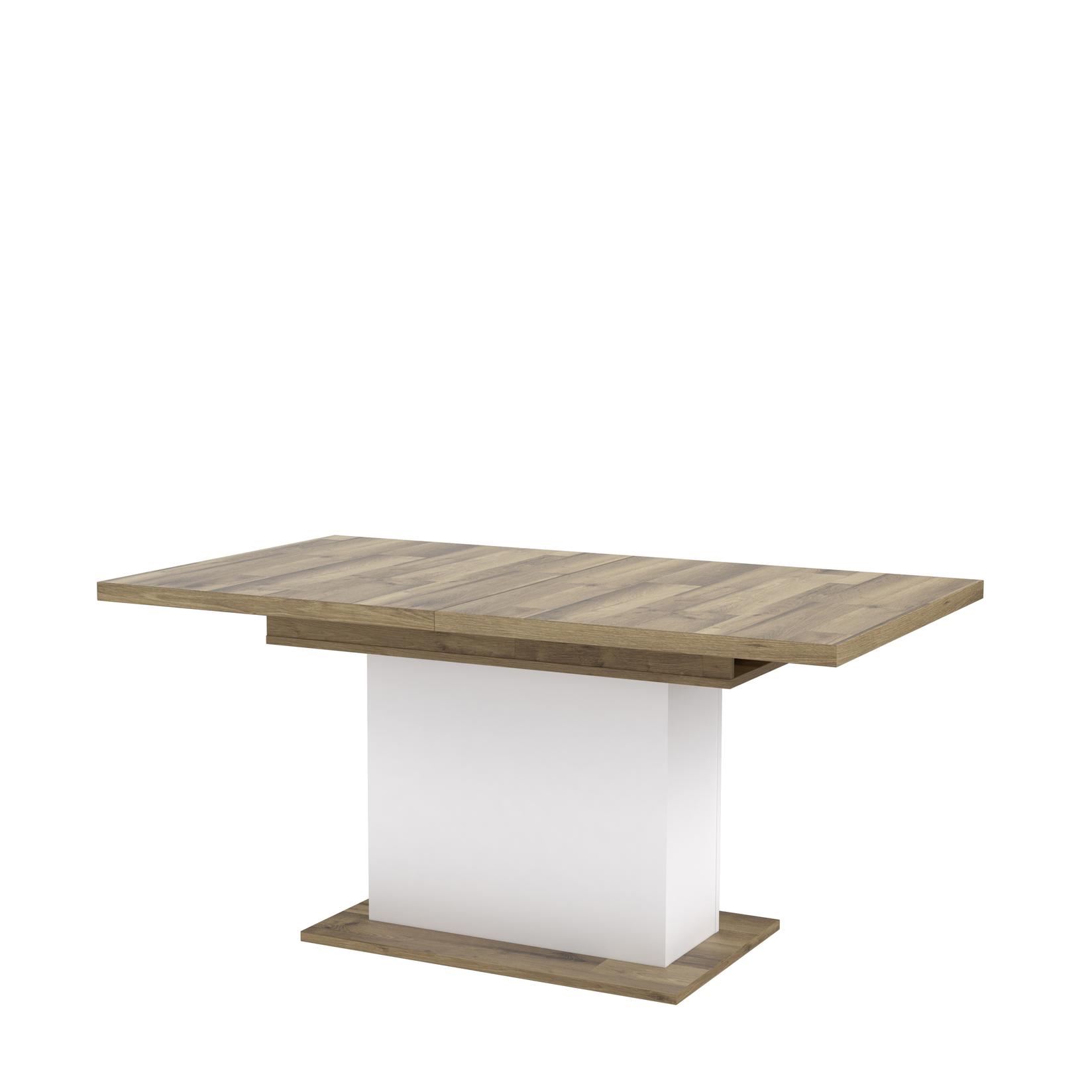 Мебел Ви Трпезариска Маса Ричиано Бела-Даб (0)