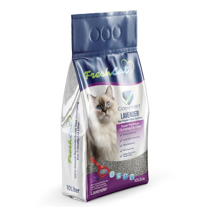 Fresh Cat Песок за мачки, лаванда 10l